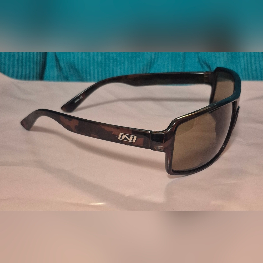 Optic Nerve Emergo Sunglasses Brown Polarized Brown Unisex